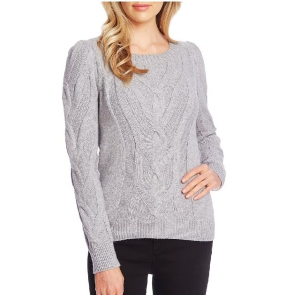 Cece Entwine Cable Knit Sweater